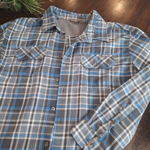 Mens Eddie Bauer collared shirt